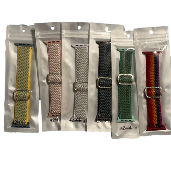 New set/6 watch bands for Apple 42/44mm - Picture 1 of 5